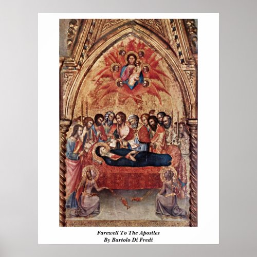 Farewell To The Apostles By Bartolo Di Fredi Poster