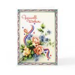 Farewell Wishes Vintage Card