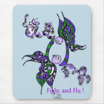 FarFalla's for Fibro  Fight and Fly ! MousePad mousepads