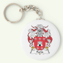 Faria Family Crest Keychain