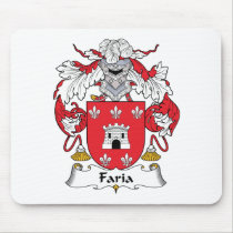 Faria Family Crest Mousepad