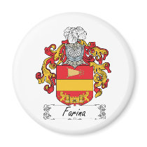 Farina Family Crest magnets by coatsofarms Farina Family Crest magnets