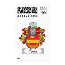 Farina Family Crest postage by coatsofarms Farina Family Crest postage