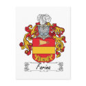 Farina Family Crest postcards