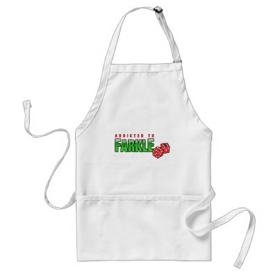 FARKLE - addicted Aprons by viralgames