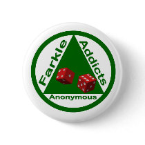 Farkle Addicts Anonymous Pins