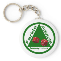Farkle Addicts Anonymous Key Chain