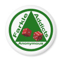Farkle Addicts Anonymous magnets by markthaler Farkle Addicts Anonymous magnets