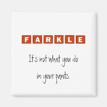 Farkle Refrigerator Magnet