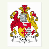 Farley Family Crest Postcard