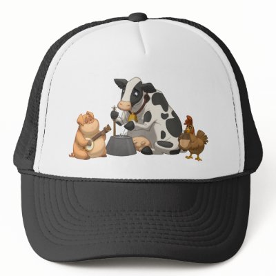 Farm Animal Jug Band Hat by stlewis75
