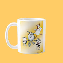 Farm animal on a coffee mug! by graphicdoodles Farm animal on a coffee mug!