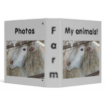 Farm Animals! binders