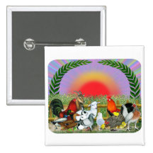 Farm Animals Button