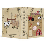 Farm Animals Fun Notebook Binder