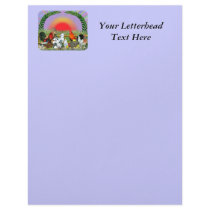 Farm Animals Customized Letterhead