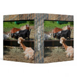 Farm Animals Personalized Photo School Binder