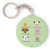 Farm Animals Sounds Keychain