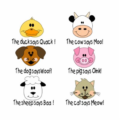 farm animal pictures for kids. Farm Animals Sounds Photo Cut