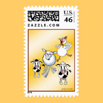 Farm animals stamps. by graphicdoodles Farm animals stamps.