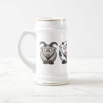 Farm Animals Stein Coffee Mug