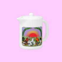 Farm Animals teapots