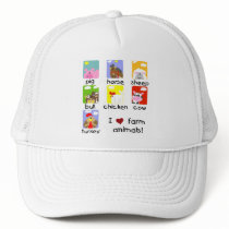 Farm Animals Tshirts and Gifts Trucker Hat