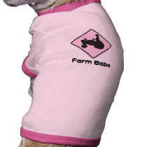 Farm Babe Pink Dog Tee