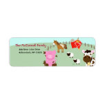 Farm Babies Barnyard PRINTABLE ADDRESS LABELS
