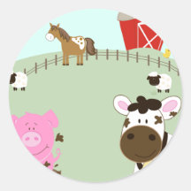 Farm Babies Farm Yard Envelope Seals Sticker
