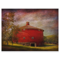Farm - Barn - Red round barn Flyer