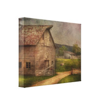 Farm - Barn - The old gray barn Canvas Prints
