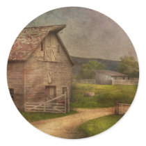 Farm - Barn - The old gray barn Stickers