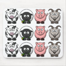 Farm/Barnyard Animals Mousepad