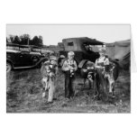 Farm Boys with Calves at the Warren County Fair cards