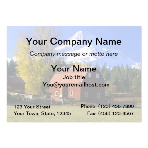 Farm Business Card (front side)