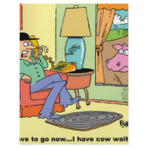 Farm Cartoon Cow Humor flyers