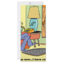 Farm Cartoon Cow Humor rack cards
