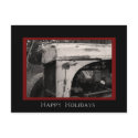 Farm Christmas Card postcards by loraseverson Farm Christmas Card postcards