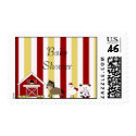 Farm Baby Shower Postage Stamps
