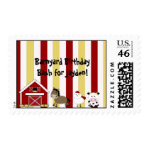 farm copy, Barnyard BirthdayBash for Jayden! Postage Stamps