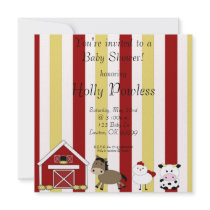 farm copy, You're invited to aBaby Shower!, hon...