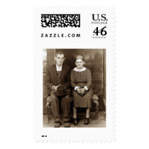 Farm Couple postage