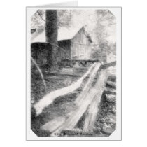 Farm Fence Greeting Card
