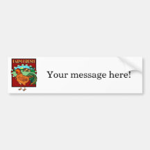 Farm Fresh Bumper Sticker