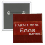 Farm Fresh Eggs Button buttons