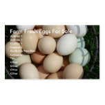 Farm Fresh Eggs For Sale Business Card Templates