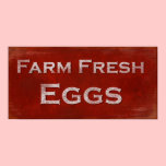 Farm Fresh Eggs Poster posters