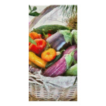 Farm - Fresh Vegetables Photo Card Template
