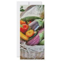 Farm - Fresh Vegetables Rack Card Template